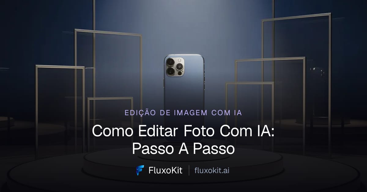 Como Editar Foto Com IA: Passo A Passo | FluxoKit